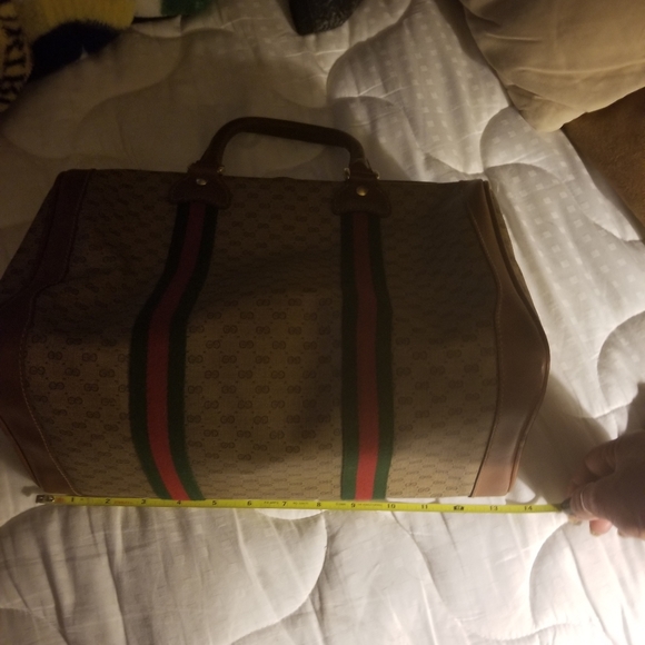 💯AUTHENTIC GUCCI CANVAS HANDBAG Final Price - Picture 10 of 11